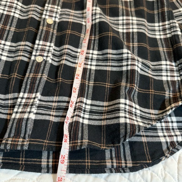 Club Monaco Black and White Plaid Shirt - Picture 8 of 8